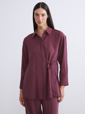 Lc Waikiki Yeni Sezon Oversize Modal Karışımlı Kadın Gömlek Tunik