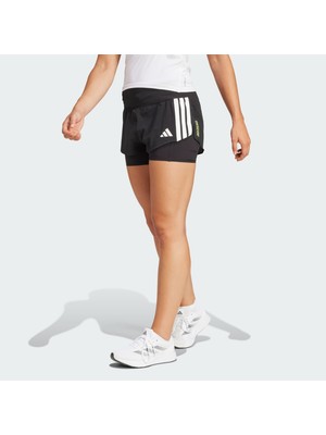 Adidas Performance JD4224 Adizero Running 2-in-1 Gel Pocket Shorts