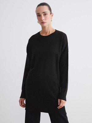 Lc Waikiki Yeni Sezon Bisiklet Yaka Kadın Triko Tunik