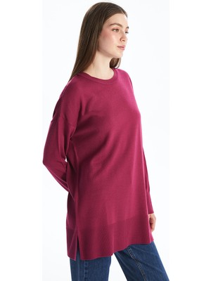 Lc Waikiki Yeni Sezon Bisiklet Yaka Kadın Triko Tunik