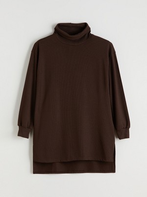 Lc Waikiki Yeni Sezon Balıkçı Yaka Oversize Kadın Tunik