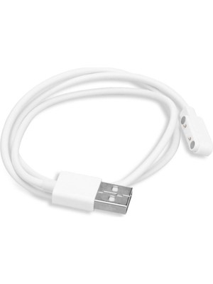 Devremarkt USB 2 Pin Pogo Kablo Akıllı Saat Manyetik Sabitleyici Şarj Kablosu GT88 GT68 KW08 KW18 KW88 KW98 K99