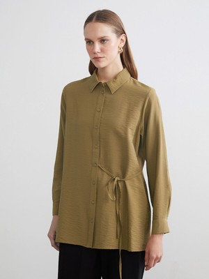 Lc Waikiki Yeni Sezon Beli Bağlamalı Kadın Gömlek Tunik