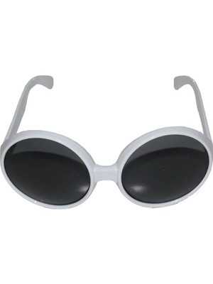 LTG Nova 80 Li Yıllar Beyaz Renk Nostalji Yeşilçam Parti Gözlüğü