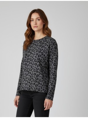 Ferz Iki Iplik Büyük Beden Kadın Sweatshirt