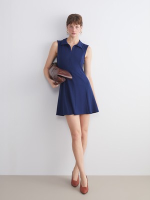 Lc Waikiki Yeni Sezon Polo Yaka A Kesim Mini Elbise