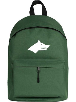Zepplin Giyim Göktürk Kurt Sırt Çantası Yeşil Renk