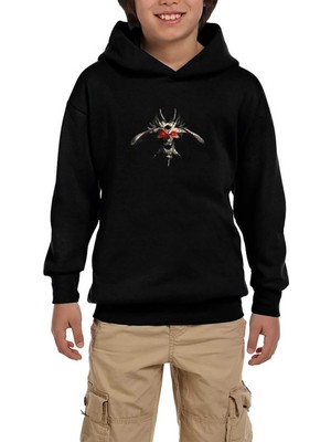 Zepplin Giyim Diablo Hellfire Diabloıı Siyah Çocuk Kapşonlu Sweatshirt