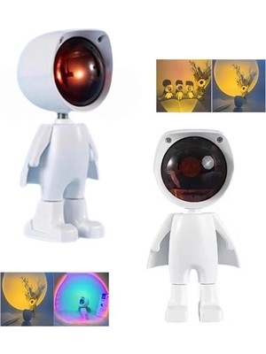 Ceylan Adam Projektör Atmosfer Işık Lambası Projektör Güneş Lambası Masa Lambası