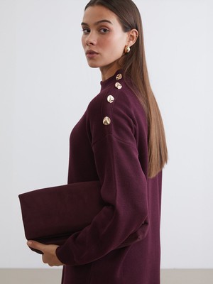 Lc Waikiki Yeni Sezon Dik Yaka Kadın Triko Tunik