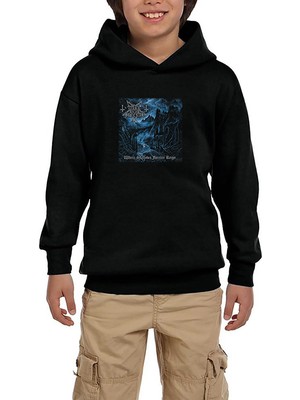 Zepplin Giyim Dark Funeral Where Shadows Forever Reign Siyah Çocuk Kapşonlu Sweatshirt
