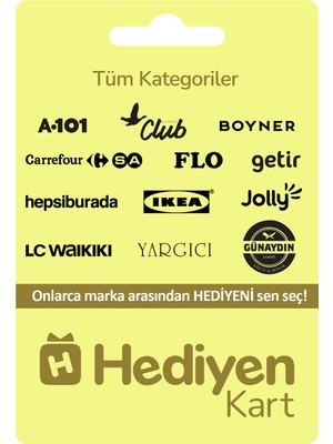 Epay Hediyen Kart 5000 TL Tüm Kategoriler İçin Kullanılabilir Hediye Seçenekleri Sunar