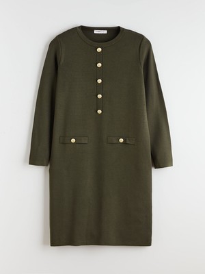 Lc Waikiki Yeni Sezon Bisiklet Yaka Triko Elbise