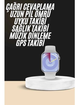 Ceylan Adam Akıllı Saat Kulaklık Hediyeli Uyku ve Sağlık Takibi Yapabilen Uzun Ömürlü