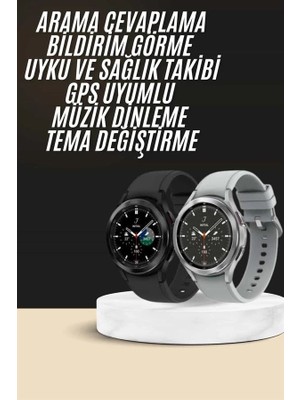 Ceylan Adam Yeni Nesil Akıllı Saat Çağrı Cevaplayabilen Plastik 47 mm Uyumlu Kordon