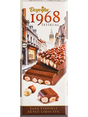 Beyoğlu Çikolata Beyoğlu 1968 Istiklal Tane Fındıklı Çikolata 170  Gr.
