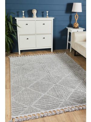 Venucci Home & Living Quincey Bukleli Yumuşak Peluş Post Shaggy Krem Çocuk Odası Oturma Odası Salon Mutfak Halısı