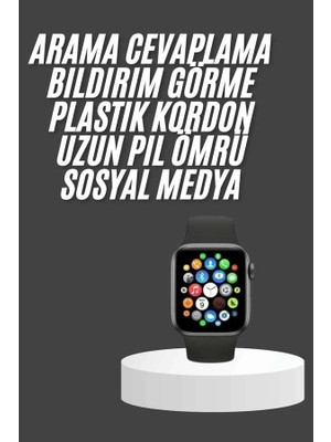 Ceylan Adam Akıllı Saat Çok Fonksiyonlu Uyku Takibi Adımsayar Nabız Ölçer Arama Cevaplayan