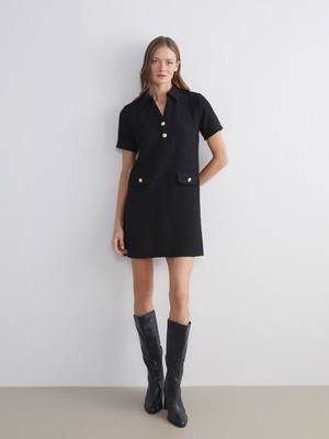 Lc Waikiki Yeni Sezon Polo Yaka Mini Elbise