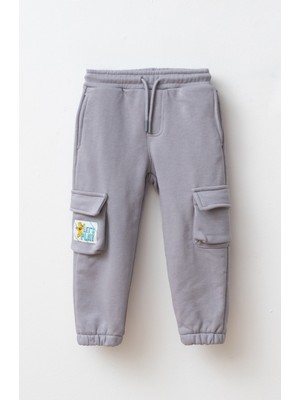 Haribo Erkek Çocuk Kargo Eşofman Altı Gri SP402