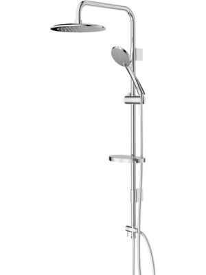 New Star Krom Tepe Başlıklı Duş Sistemi Seti