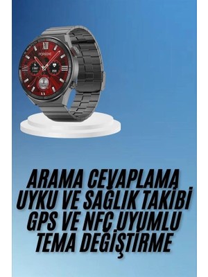 Ceylan Adam Çağrı Cevaplama Sesli Asistan Çoklu Dil Desteği 5.0 Bluetooth Akıllı Saat