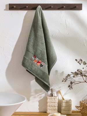 Lc Waikiki Yeni Sezon Kedi Nakışlı Yüz Havlusu 50X80 cm