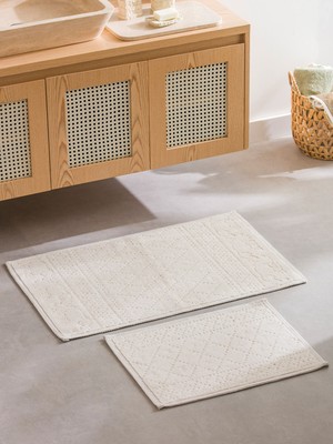 Lc Waikiki Yeni Sezon Nakışlı Banyo Paspası 2'li