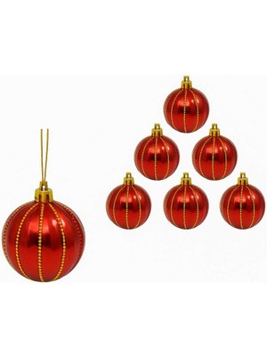 Orca Orc  N4-8006 Par Kırmızı Desenli Top  TP25.0145