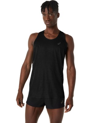 Asics Metarun Singlet Erkek Siyah Beyaz Atlet 2011D287-001