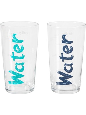 Mudo Home WATER BARDAK 570 ML 2'Lİ SET -MAVİ&TURKUAZ