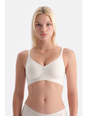Dagi Ekru Linora Balensiz Dikişsiz Toparlayıcı Sütyen