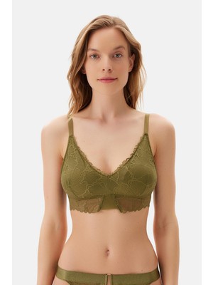 Dagi Haki Takçık Kaplı Dantelli Bralet