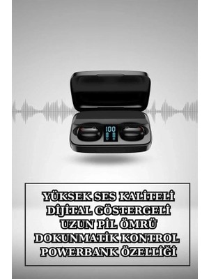 Ceylan Adam Kablosuz Bluetooth Kulaklık ve Kordon Hediyeli Akıllı Saat Nabız Ölçer Uzun Pil Ömrü