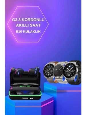 Ceylan Adam Yeni Nesil Akıllı Saat ve Bluetooth Kulaklık Titreşim Bildirimleri Uyku Takibi