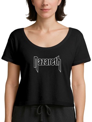 Z zepplin Nazareth Logo Siyah Kadın Tişört