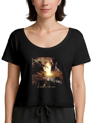 Zepplin Giyim Suffacation Despise The Sun Siyah Kadın Tişört