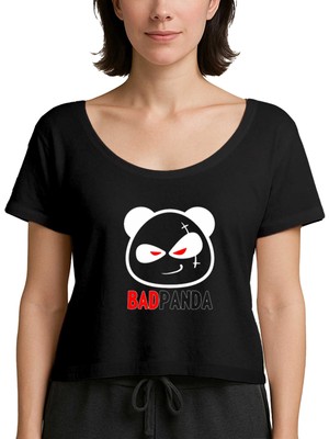 Z zepplin Baby Bad Panda Siyah Kadın Tişört