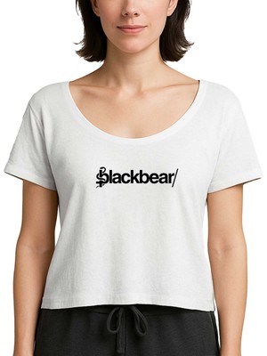 Z zepplin Blackbear Logo Beyaz Kadın Tişört