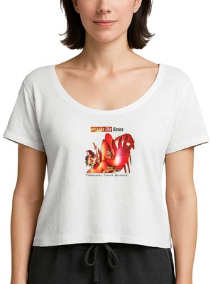 Zepplin Giyim At The Gates Terminal Spirit Disease Beyaz Kadın Tişört