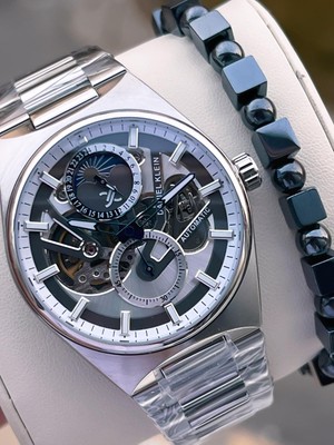 Daniel Klein Otomatik ve Manuel Kurmalı Mehtap ve Güneş Kadranlı  3 Atm Erkek Kol Saat FDK.14269.K1