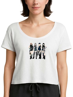 Z zepplin Blackpink Pink Venom Beyaz Kadın Tişört