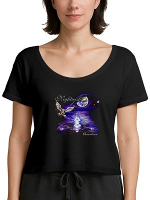 Z zepplin Nightwish Oceanborn Siyah Kadın Tişört