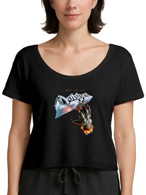 Zepplin Giyim Dokken Tooth And Nail Siyah Kadın Tişört