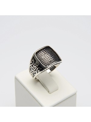 Silvalli 701A Siyah Zirkon Gümüş Yüzük