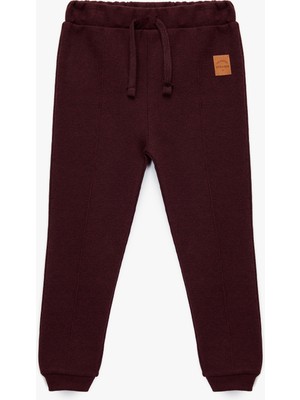 Koton Beli Lastikli Cepli Basic Jogger Eşofman Altı