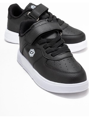 Ccway Cırtlı Çocuk Spor Ayakkabı ; Siyah Beyaz