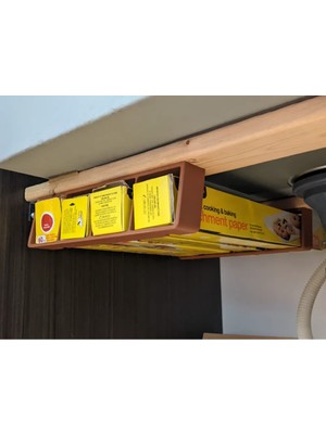 Plasfire Mutfak Rulo Düzenleyici Alimünyum Folyo Tutucu 3gözlüdür