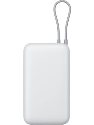 Xiaomi Power Bank 20000MAH Integrated Cable) Gl Dark Gray Hızlı Şarj Teknolojisi ile 20.000 mAh Kapasite 22.5W Çıkış Gücü