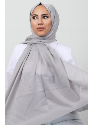 Giza Store Inci Saten Şal Gri